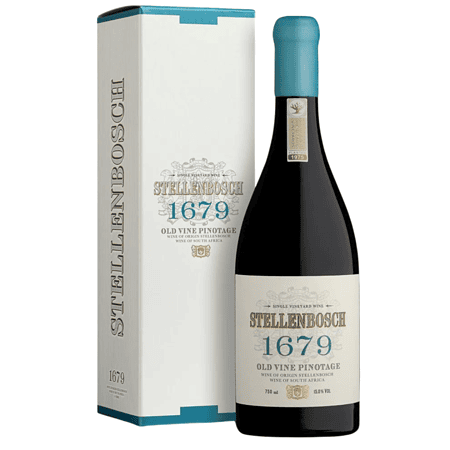 A bottle of Old Vine Pinotage