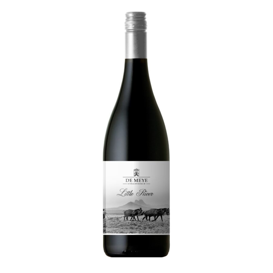 De Meye Little River Stellenbosch Red Blend 2021 dark red wine bottle.